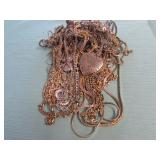 1 BAG W/GOLD TONE CHAINS