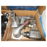 BOX OF ASSORTED PNEUMATIC TOOLS