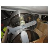 BOX OF ALUMINUM TOILET PAPER ROLL HOLDERS