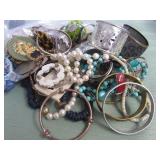 1 BAG W/JEWELRY