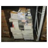 PALLET OF MISC ELECTRONICS & HOUSEHOLD ITEMS: CAR
