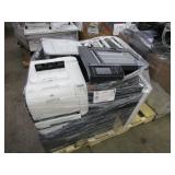 PALLET OF PRINTERS & IMAC COMPUTERS: