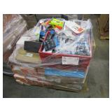 PALLET OF MISC. ELECTRONICS: LED LIGHTS, HEADPHONE
