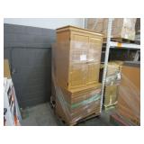 PALLET OF ASSORTED WOODEN CABINETS: