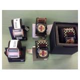 3 BAGS WITH WATCHES
