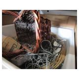 BOX OF PLASTIC SINK & MISC. ITEMS