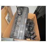 BOX OF WALKIE TALKIES & CHARGERS