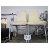 4 CREAM COLORED CHAIRS