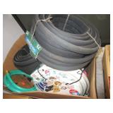 BOX OF ASSORTED GARDEN HOSES
