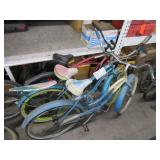 3 BEACH CRUISER STYLE BIKES: