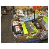 PALLET OF ASSORTED TOOLS & MISC. ITEMS: RATCHET/SO