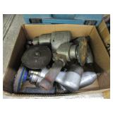 BOX OF ASSORTED PNEUMATIC TOOLS