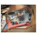 BOX OF MILWAUKEE PORTABLE BAND SAWS