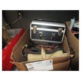 BOX OF MISC BAGS & STORAGE CONTAINERS