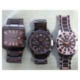1 BAG W/DESIGNERS WATCHES