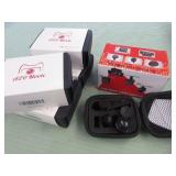 1 LOT W/REAR VIEW CAMERA, CELL PHONE LENS KITS