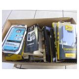 1 LOT W/CELL PHONE CASES, GLASS PROTECTION