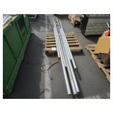 PALLET OF MISC. ALUMINUM PIPE