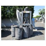 DAYTON CENTRAL DUST COLLECTOR WITH COLLAPSIBLE DRU