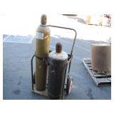 OXY/ACETELYNE TANKS W/ DOLLY