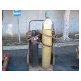 OXY/ACETELYNE TANK W/ TORCH & DOLLY