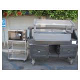 REFRIGERATED SERVING CARTS & MICROWAVE