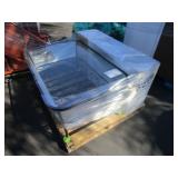 GLASS COFFEE TABLE & GLASS END TABLE