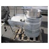 STAINLESS STEEL POTS & ROLLING CART