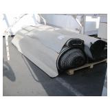 ROLL OF BLACK CARPET: