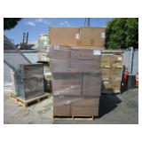 PALLET OF BLACK SPEAKER BOXES