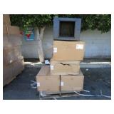 PALLET OF BLACK SPEAKER BOXES