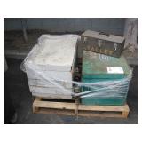 PALLET OF PIPE CHAINS, CABLES, & GREENLEE