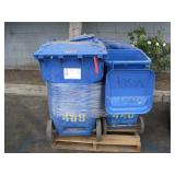 PALLET OF BATTERY CHARGERS & ASSORTED PIPE