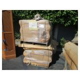 2 PALLETS OF BROWN PACKAGING PAPER