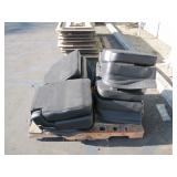 PALLET OF BLACK CAR SEAT