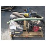 2 PUMPS WITH HOSES & ALLTRADE AIR COMPRESSOR