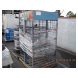 2 SPRAY PAINT STORAGE CAGES