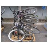 PALLET OF ASSORTED BICYCLES