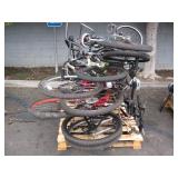 PALLET OF ASSORTED BICYCLES