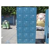 BLUE LOCKER UNIT
