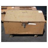 METAL STORAGE BOX WITH WHEELS