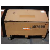 KNAACK METAL STORAGE BOX WITH WHEELS