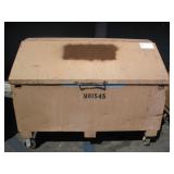 METAL STORAGE BOX WITH WHEELS