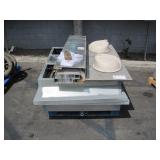 GRANITE COUNTERTOP WITH SINK FIXTURE & TALL ROOF