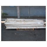 LOT OF PALLET RACK UPRIGHTS