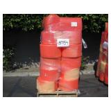 PALLET OF PINK BUBBLE WRAP