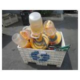 BOX OF WOBBLE LIGHTS & PIPE BENDERS