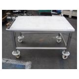 ROLLING FOOD PREP TABLE