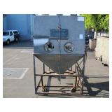 DAVIS SANDBLASTING MACHINE WITH DAYTON DUST