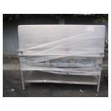 2 STAINLESS STEEL PREP TABLES
